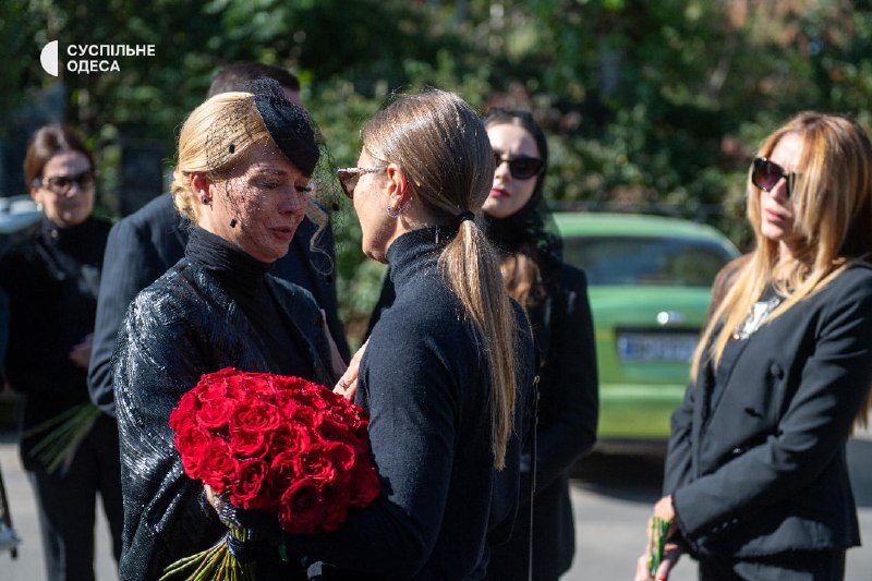 Cérémonie d'adieu au capitaine à Odessa