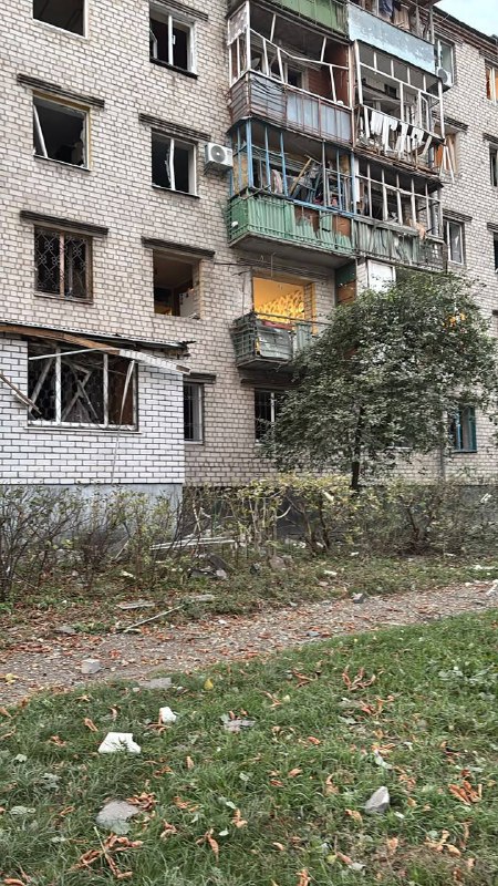 Aftermath of a nighttime attack on Ukrainian cities