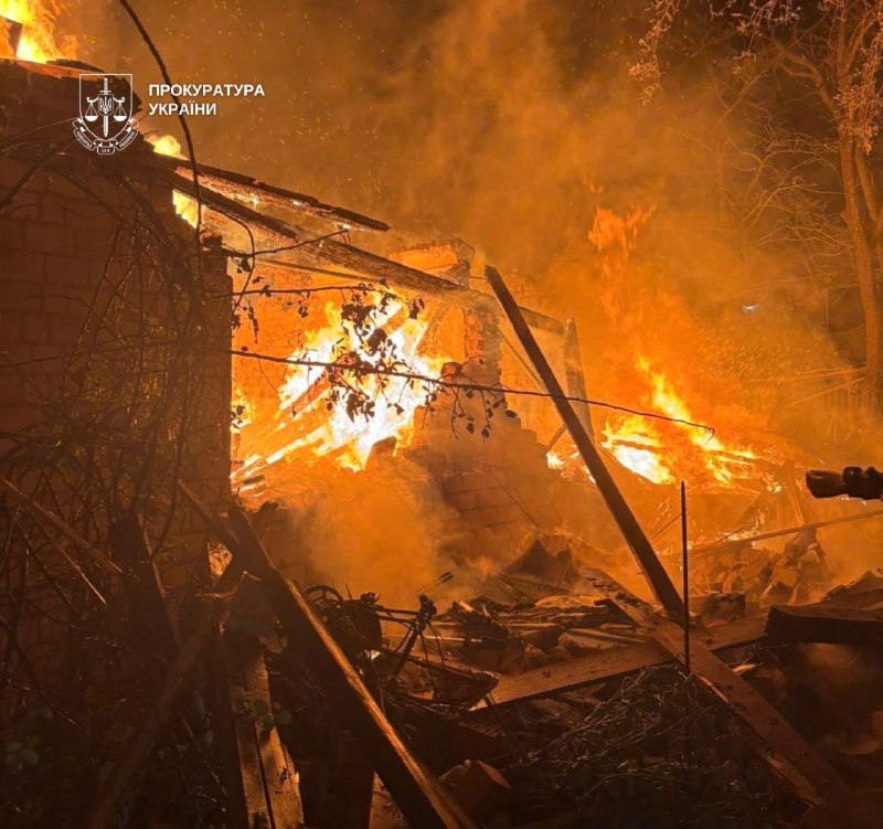 Наслідки атаки БпЛА на Київщині