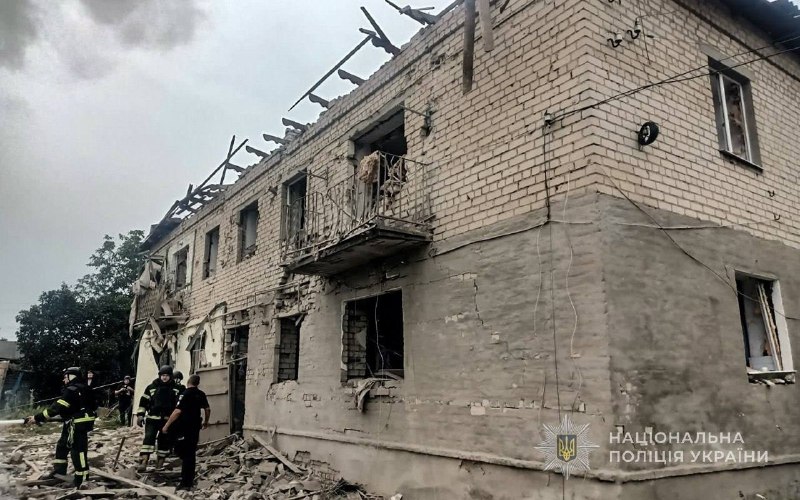 Наслідки ворожої атаки в Запорізькому районі