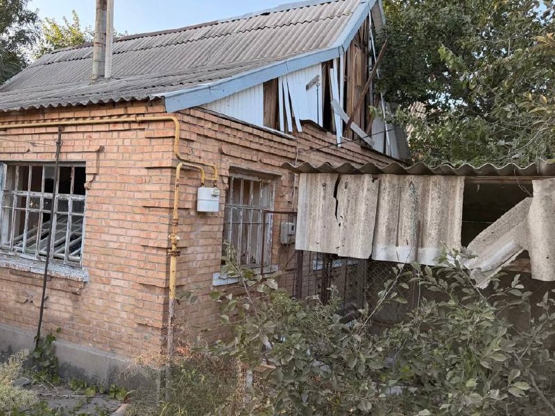 Consecuencias de un ataque en la región de Dnipropetrovsk
