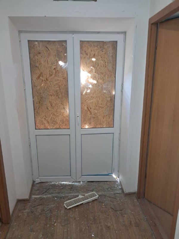 Consecuencias de un ataque en la región de Dnipropetrovsk