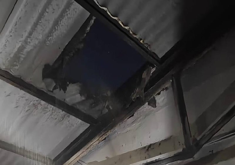Consecuencias del ataque con drones en Dnipropetrovsk