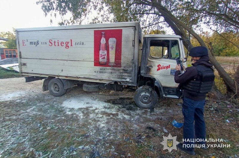 Consecuencias del ataque nocturno en una zona residencial de Sumy