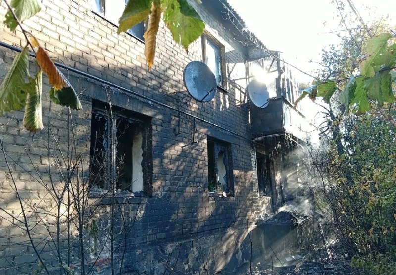 Наслідки російського удару по селищу Шевченкове