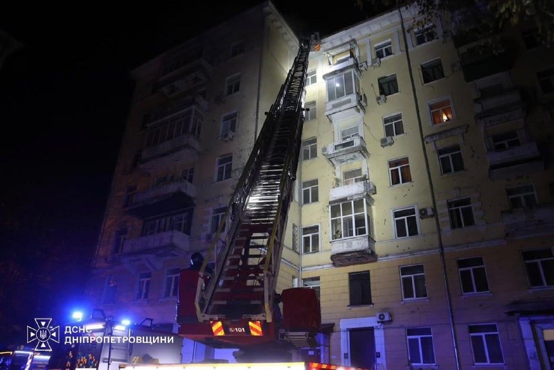 Následky nočního útoku bezpilotních letounů na území Ukrajiny