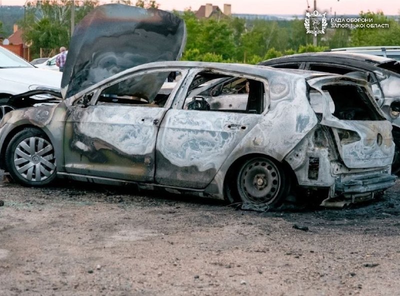 Наслідки ворожих атак на Запорізький район