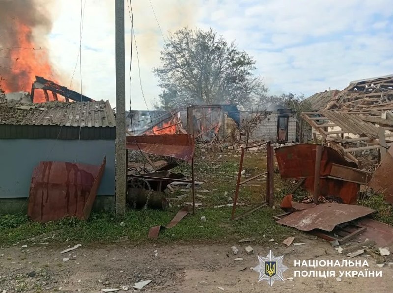 Наслідки атаки безпілотника на житловий сектор у Чернігівській області
