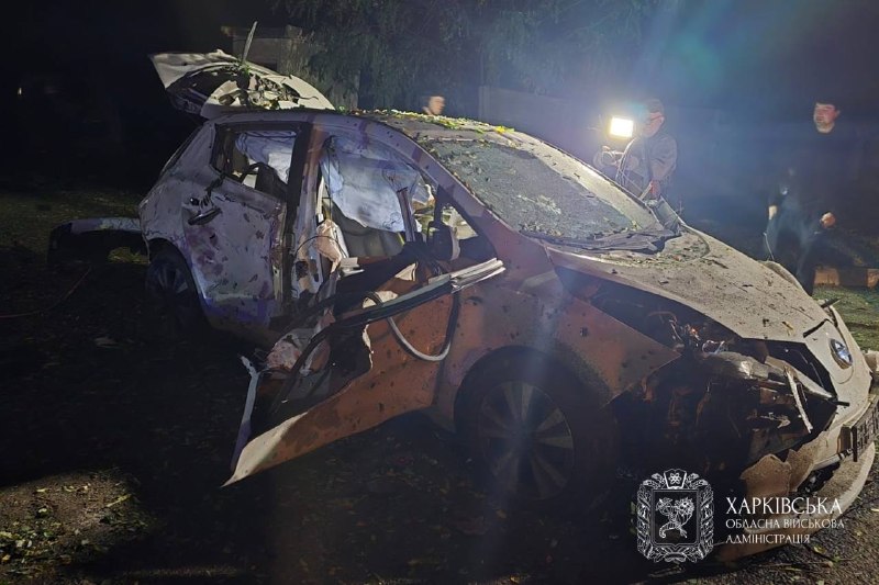 Eftervirkningerne af fjendtlige angreb i Kharkiv-oblasten