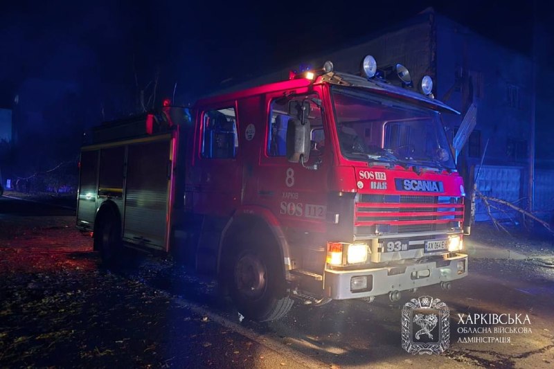 Eftervirkningerne af fjendtlige angreb i Kharkiv-oblasten